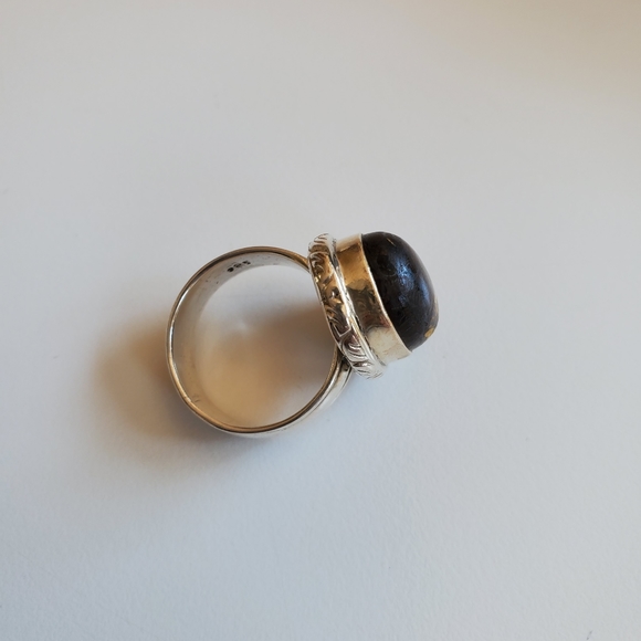 Jolica, sz 7, 925 ring with brown stone - Picture 2 of 6